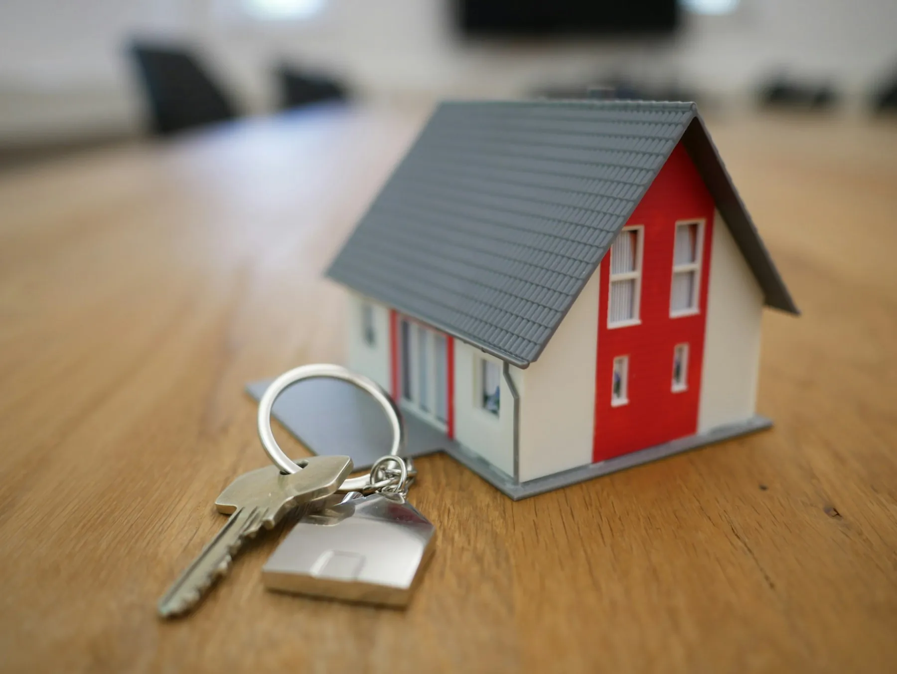 House keys handed over on a signed agreement